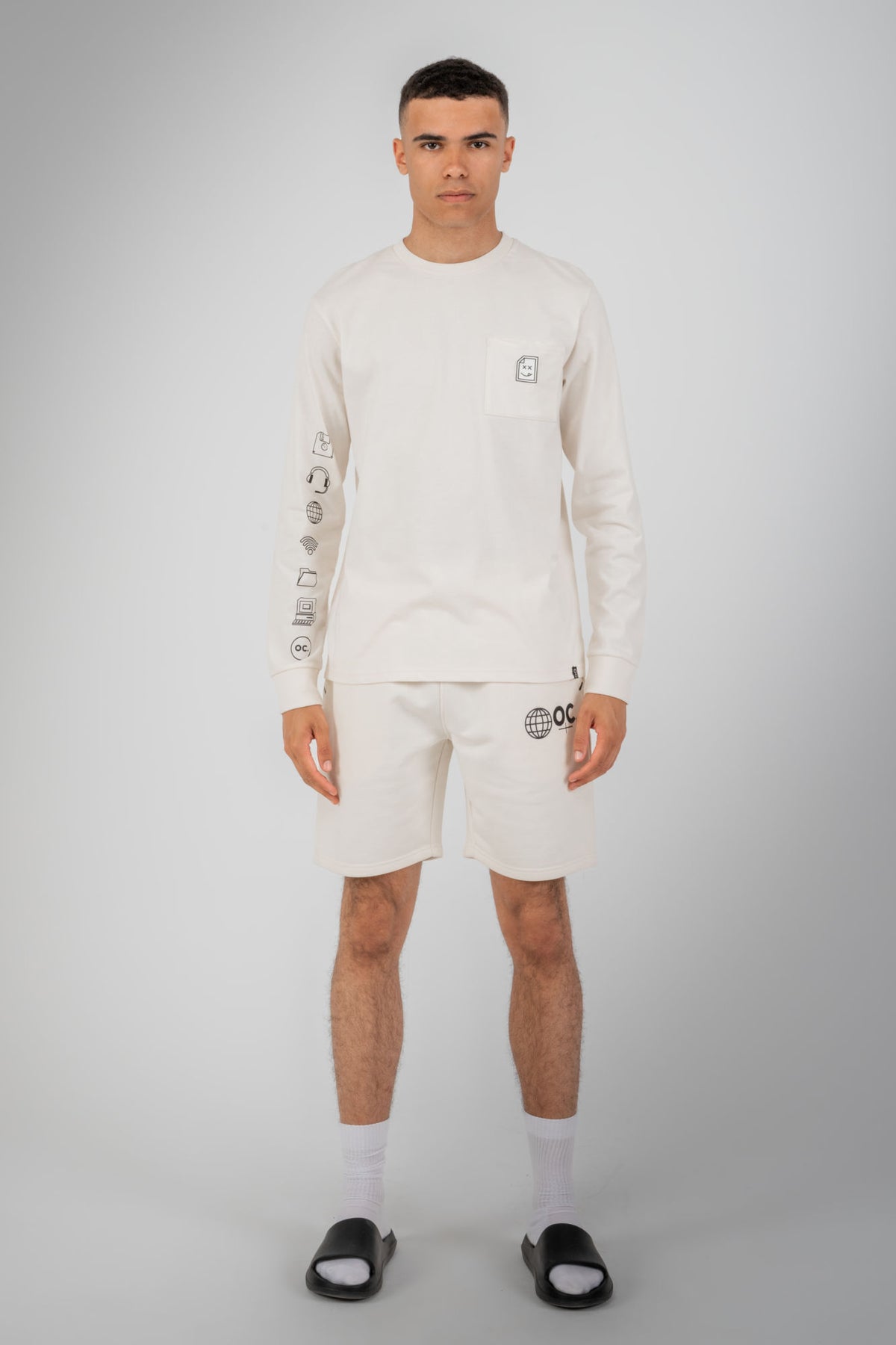 Error_404 Long Sleeve T-Shirt - Off White
