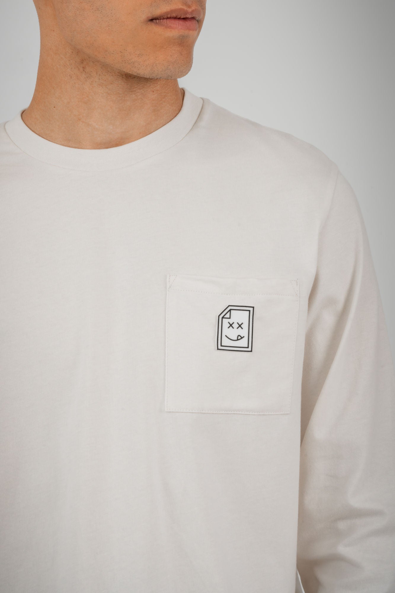 Error_404 Long Sleeve T-Shirt - Off White