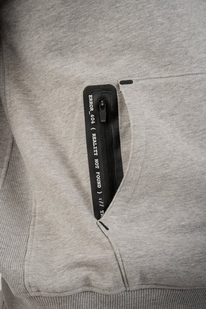 Error_404 Hoodie - Granite Grey