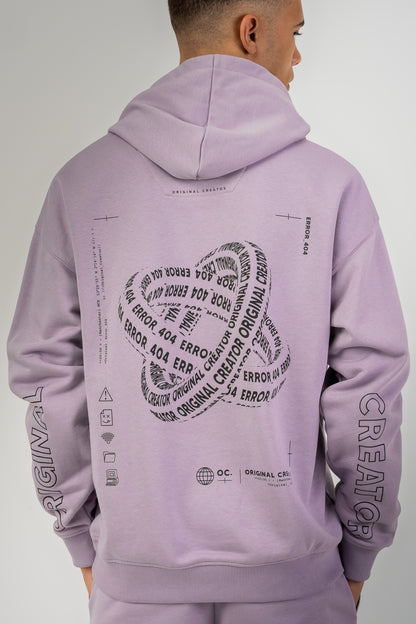 Metaverse  Hoodie - Faded Lilac