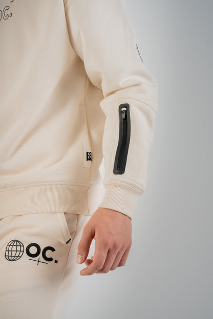Globe Sweatshirt - Off White