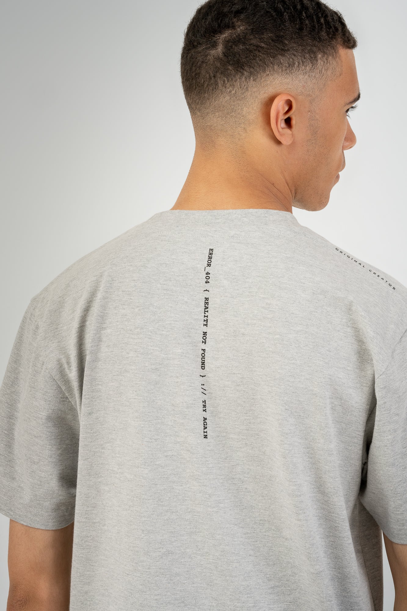 HTML Zip T-Shirt - Granite Grey