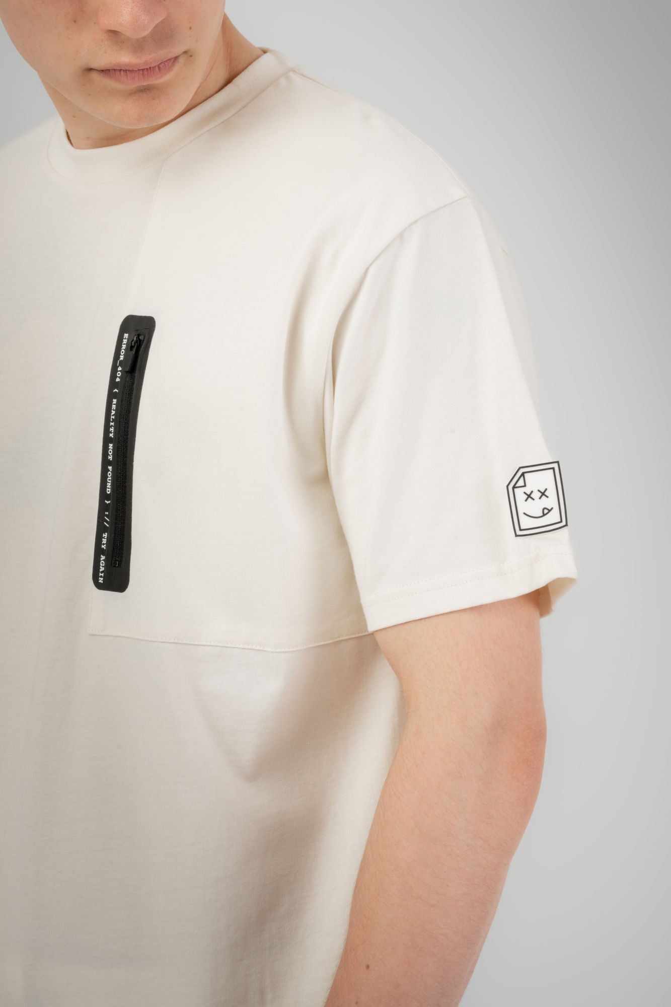 HTML Zip T-Shirt - Off White