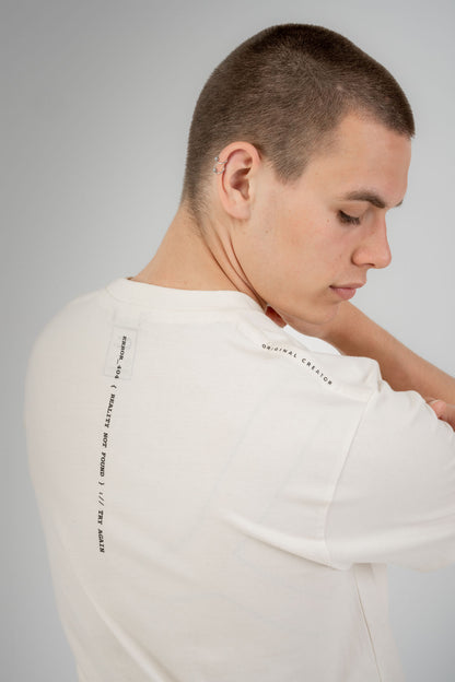 HTML Zip T-Shirt - Off White