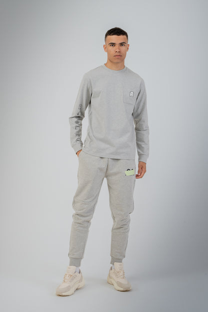 Error_404 Long Sleeve T-Shirt - Granite Grey