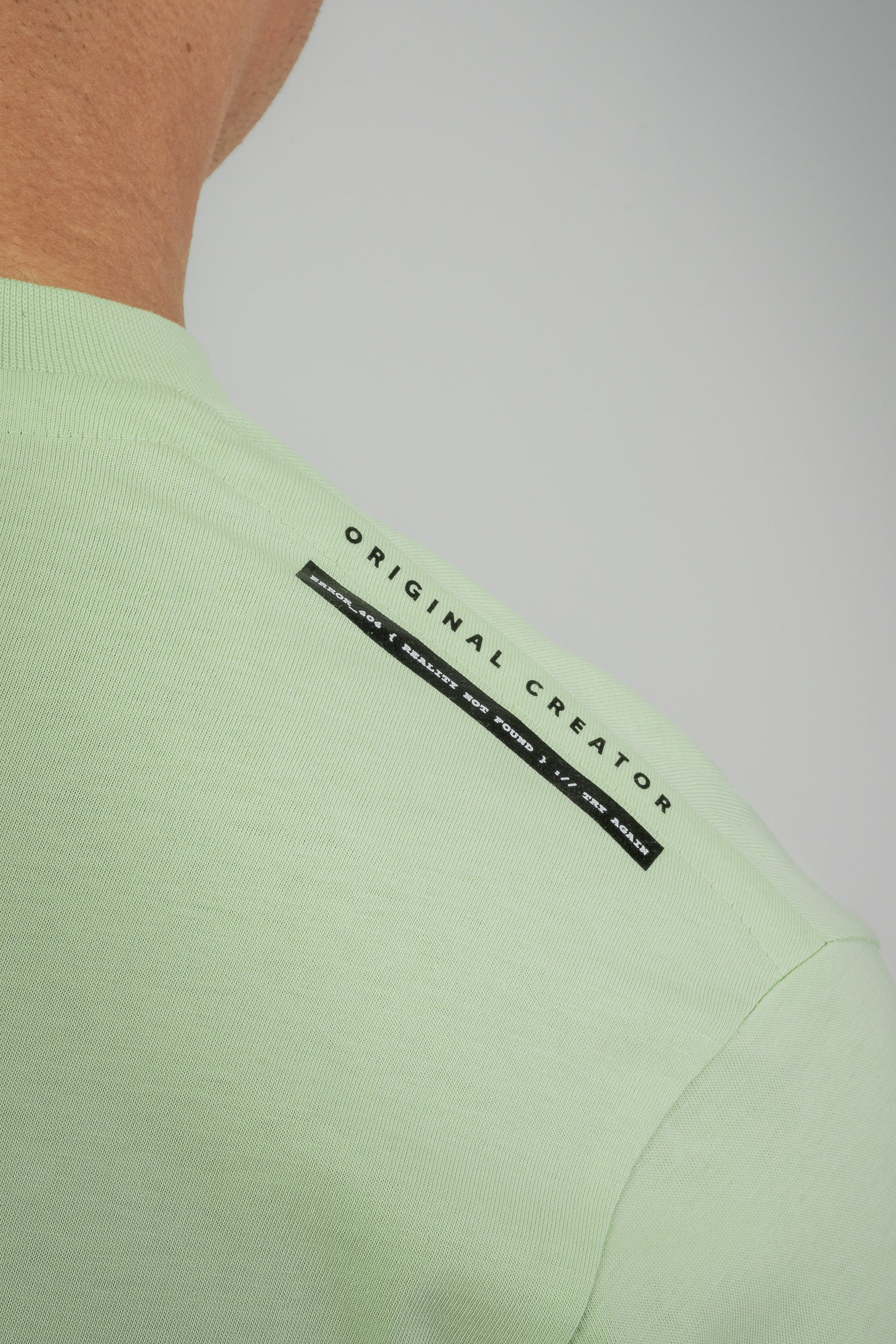 Smiley_404 Long Sleeve T-Shirt - Peppermint Green