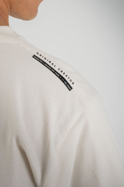 OC. Layered Sleeve T-Shirt - Off White