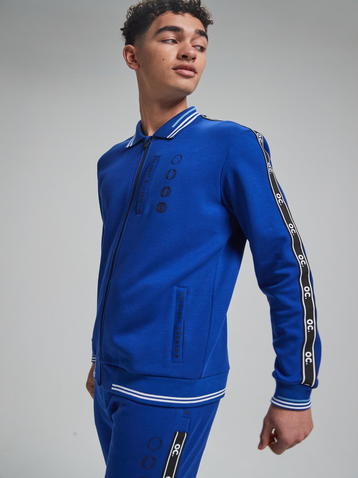 Track Zip Jacket - Olympic Blue