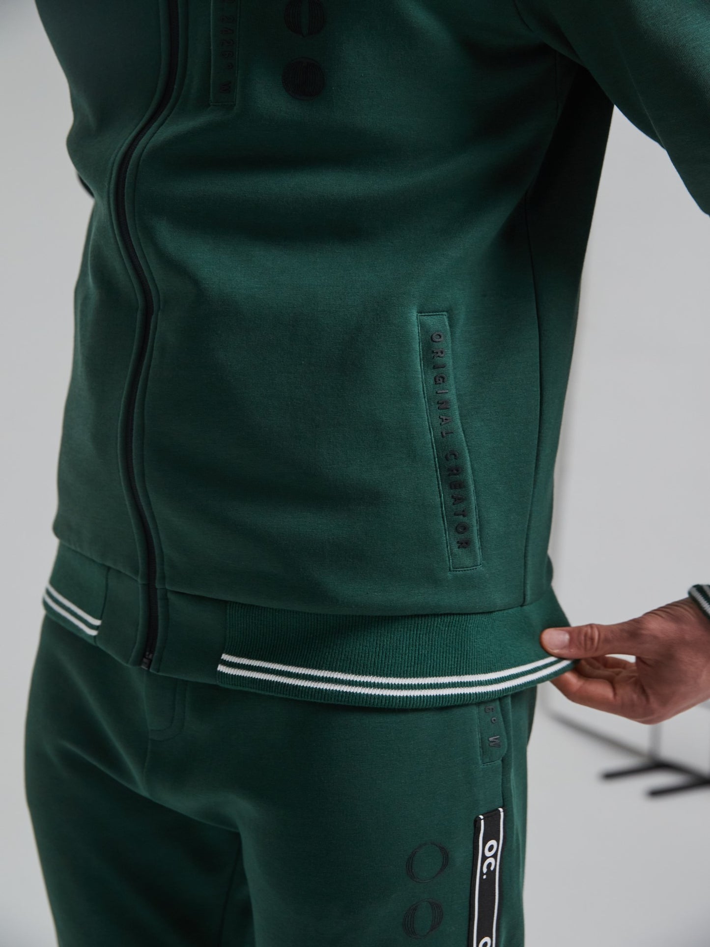 Track Zip Jacket - Varsity Green