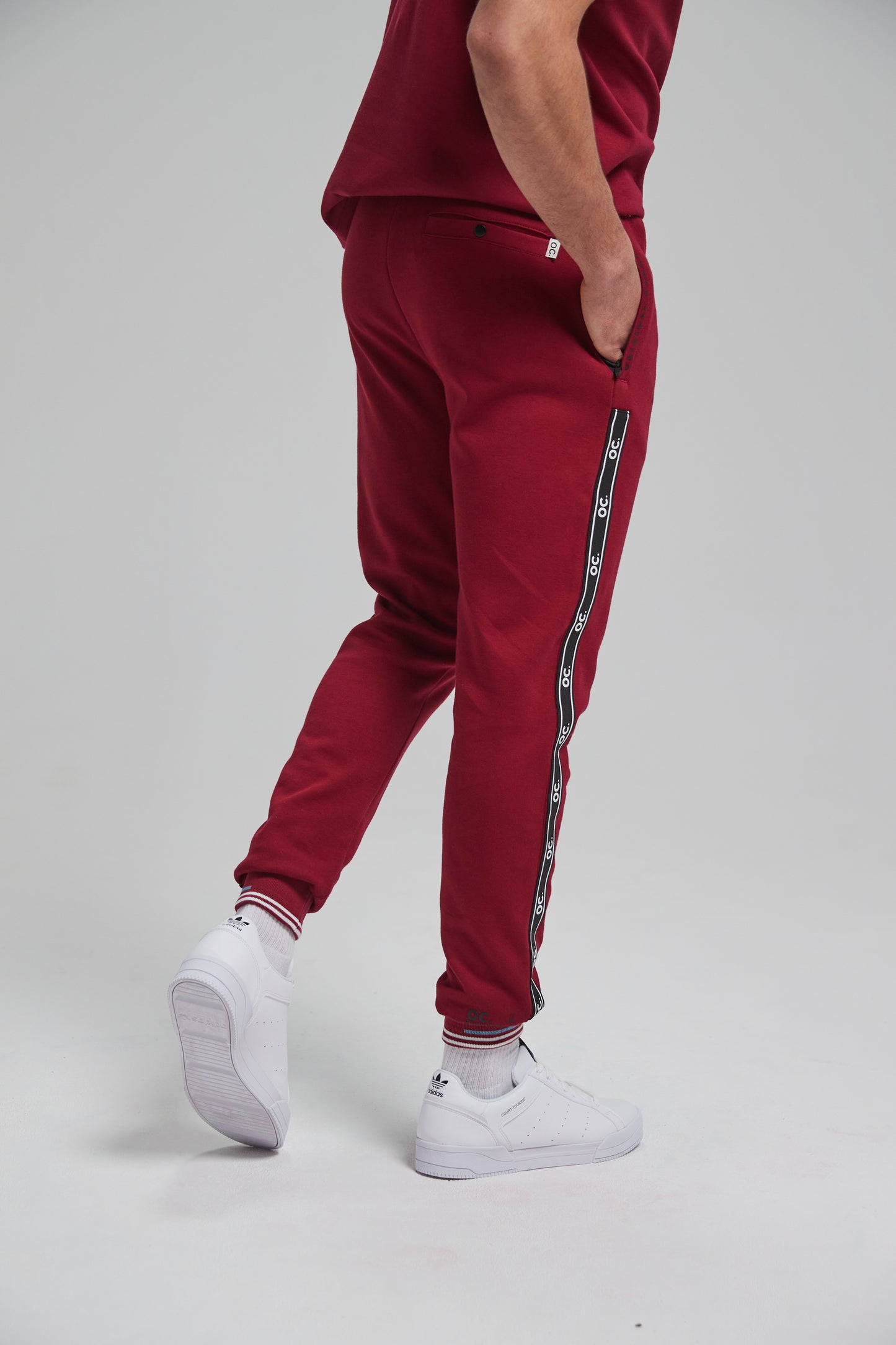 Track Joggers - Cranberry Red