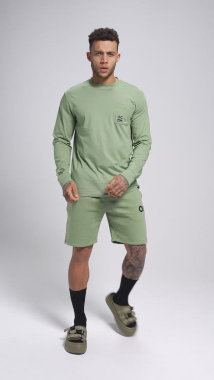 OC. Long Sleeve T-Shirt - Sage Green