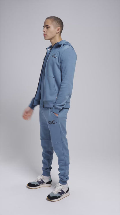 Zip Hoodie - Cerulean Blue