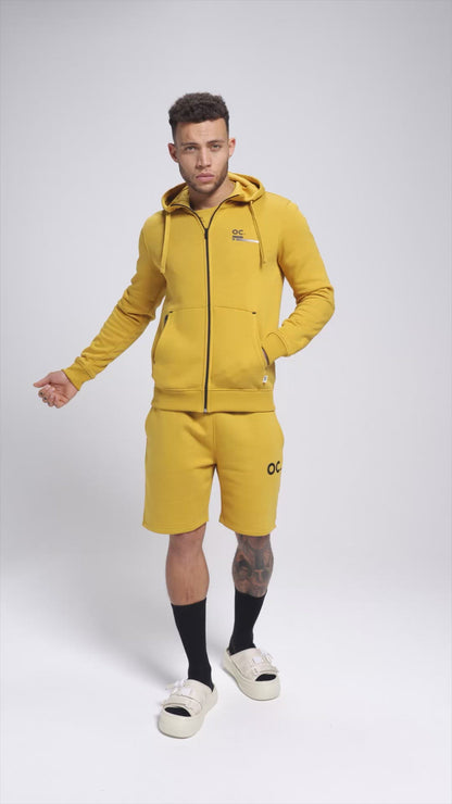 Zip Hoodie - Turmeric Yellow