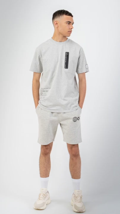 HTML Zip T-Shirt - Granite Grey