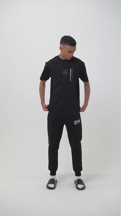 Computer Zip T-Shirt - Jet Black